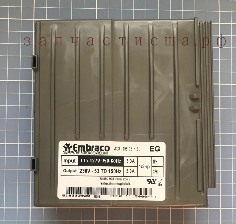 67001603, VCC3 0193 Compressor electronic control unit / Плата управления компрессором 