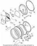 12001541 Drum Support Wheel / ролик